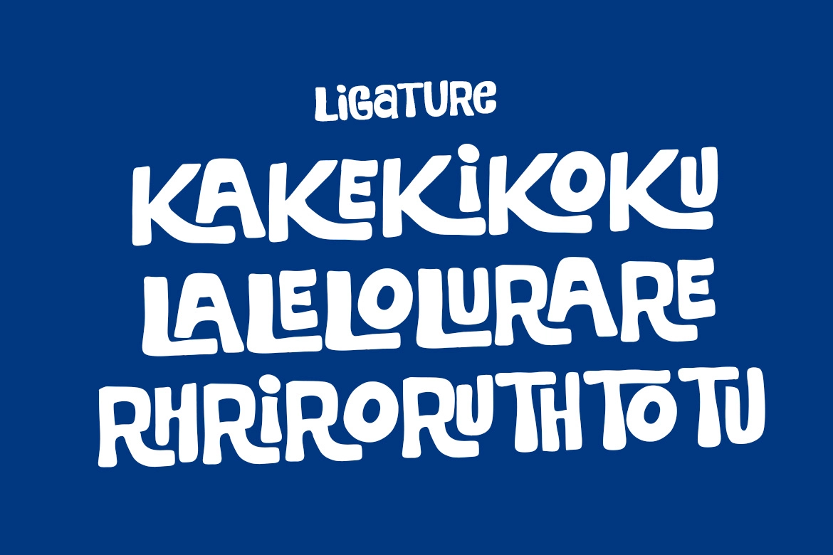 Kurma Bakar - Playful Rounded Display Font