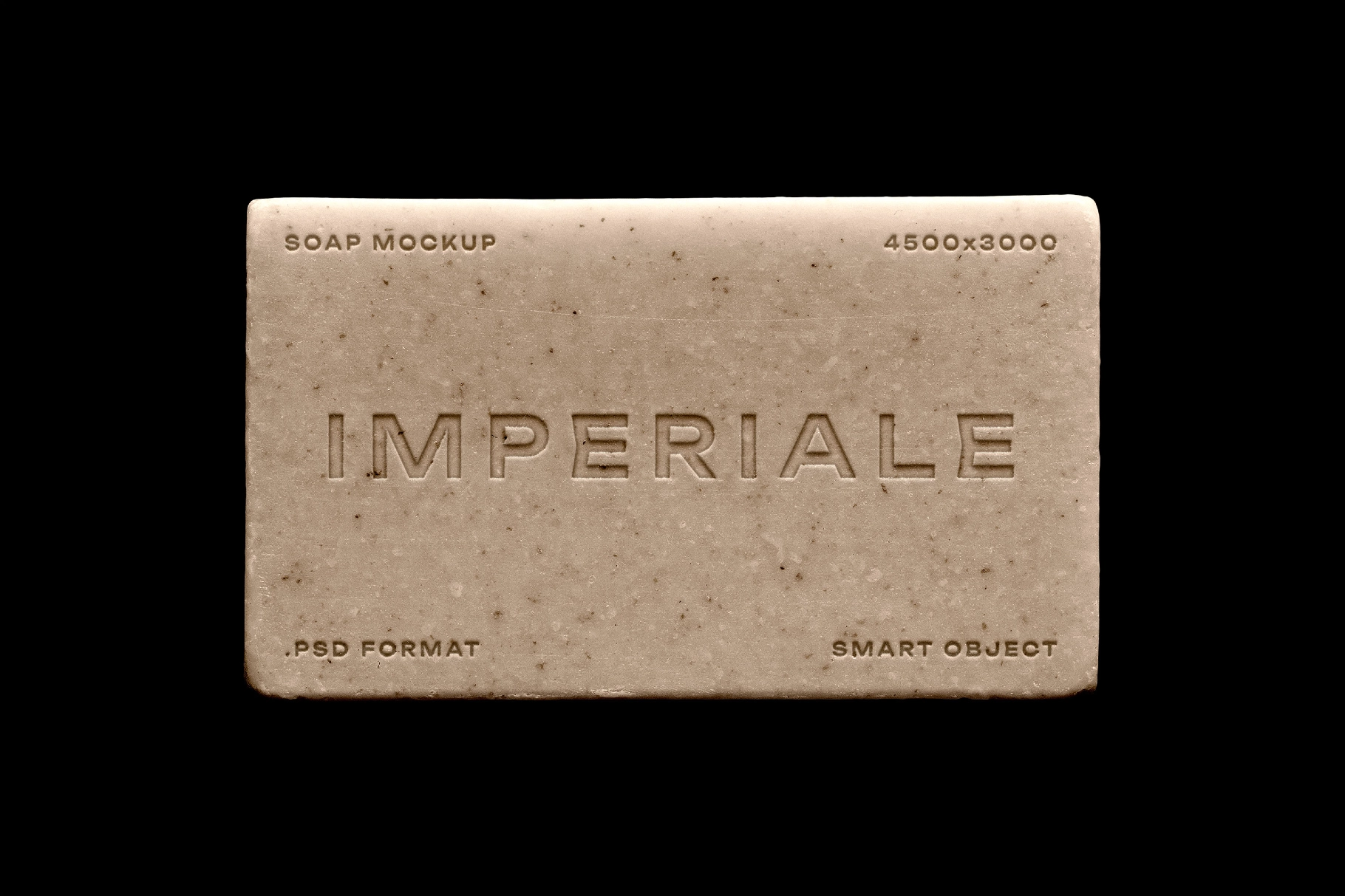 Soap Bar with Packaging Mockup