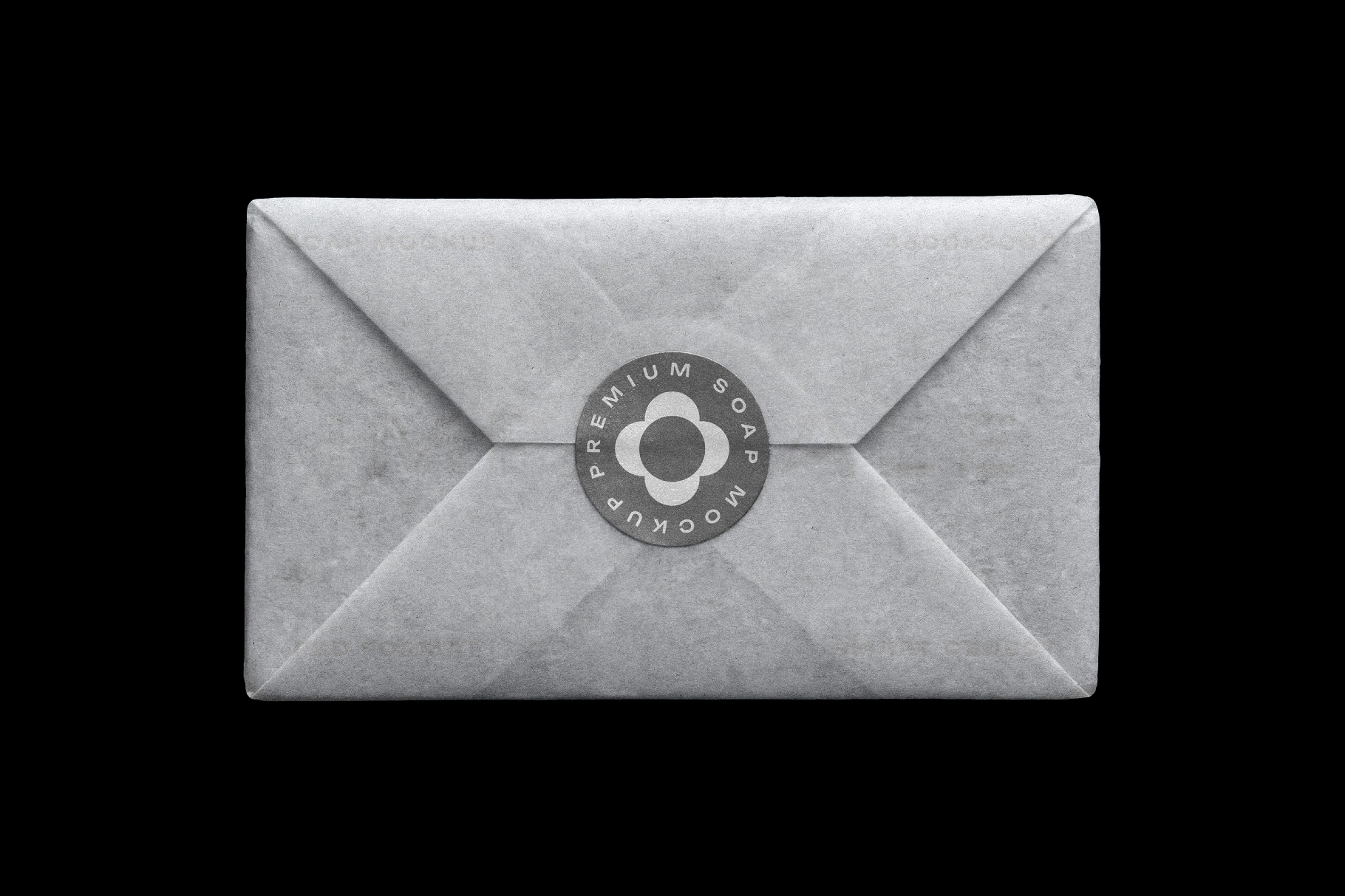 Soap Bar with Packaging Mockup