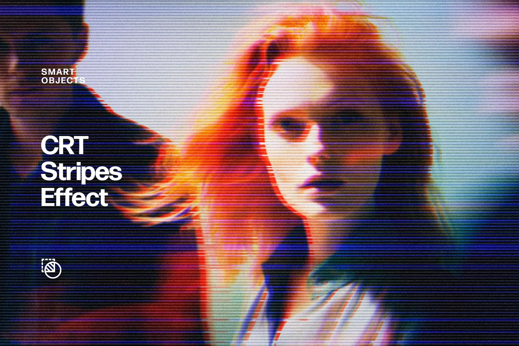 CRT Stripes Photo Effect