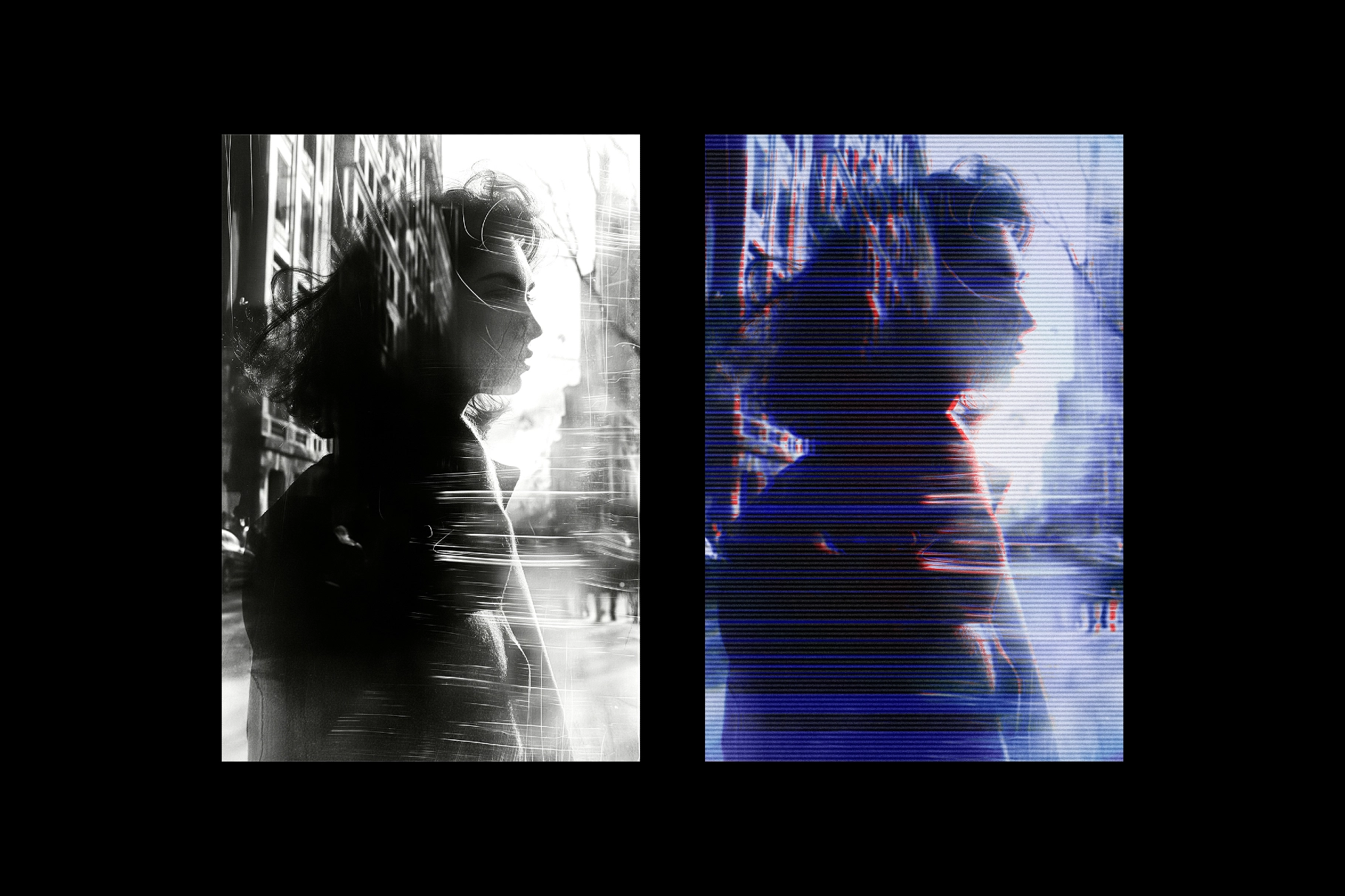 CRT Stripes Photo Effect