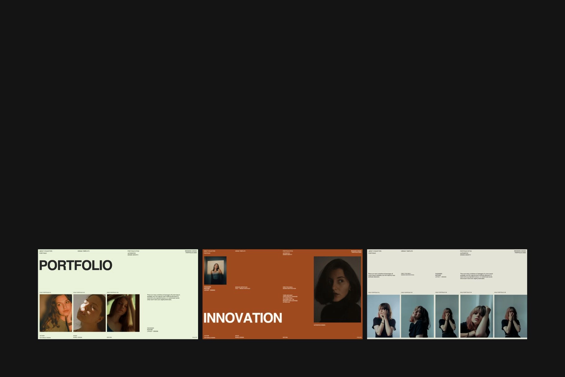 Cole - Brand Portfolio Google Slides Template