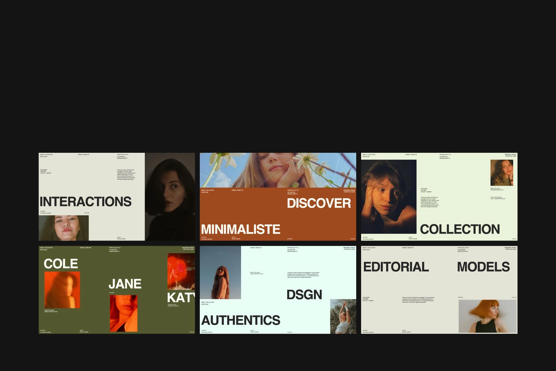 Cole - Brand Portfolio Google Slides Template