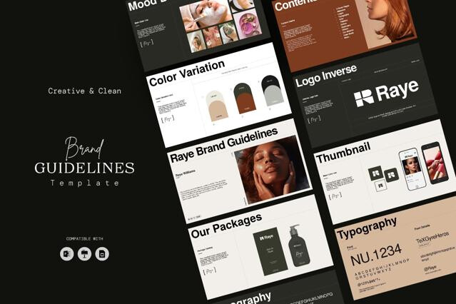 Raye Brand Guidelines Presentation Template