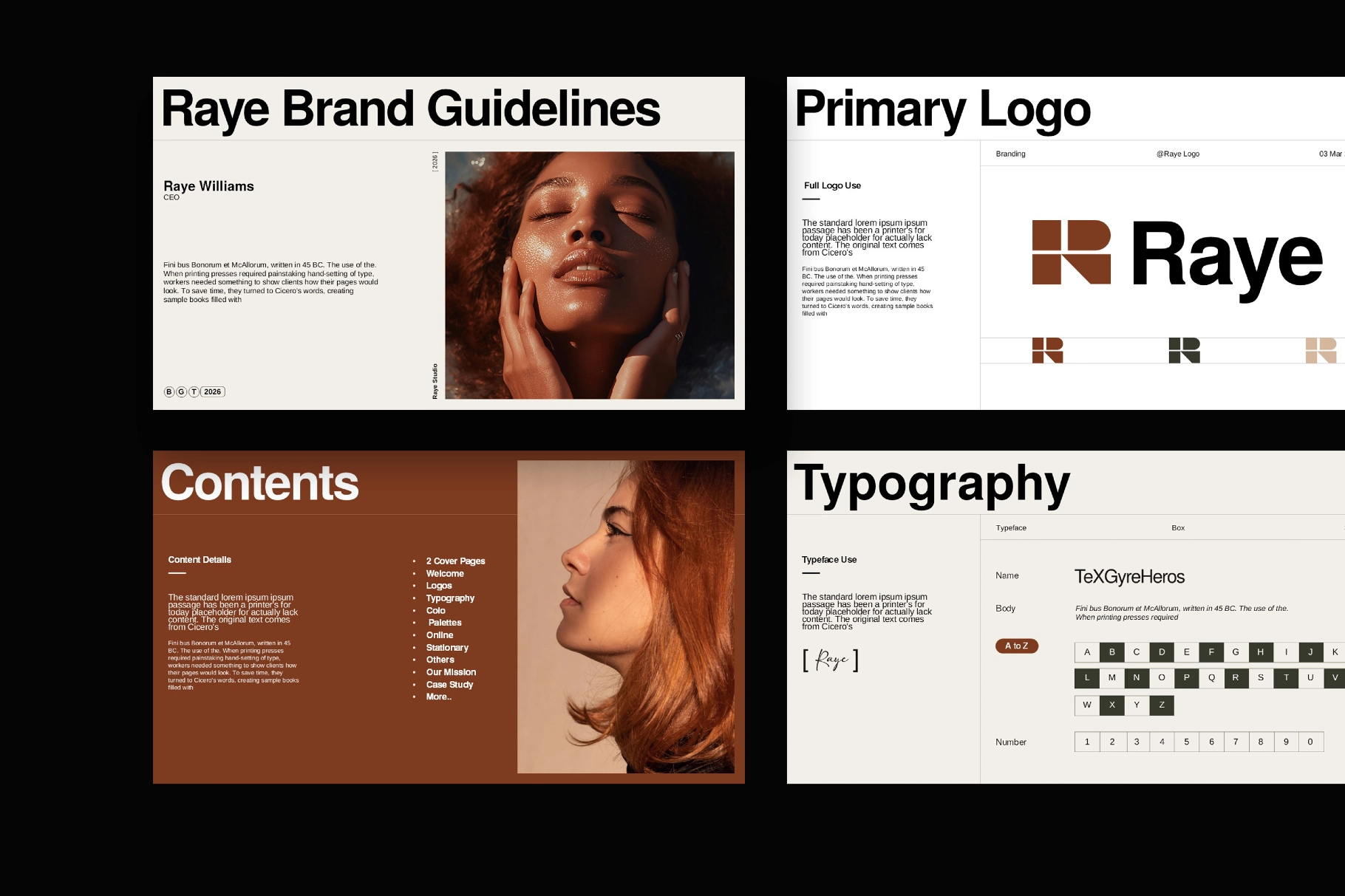 Raye Brand Guidelines Presentation Template