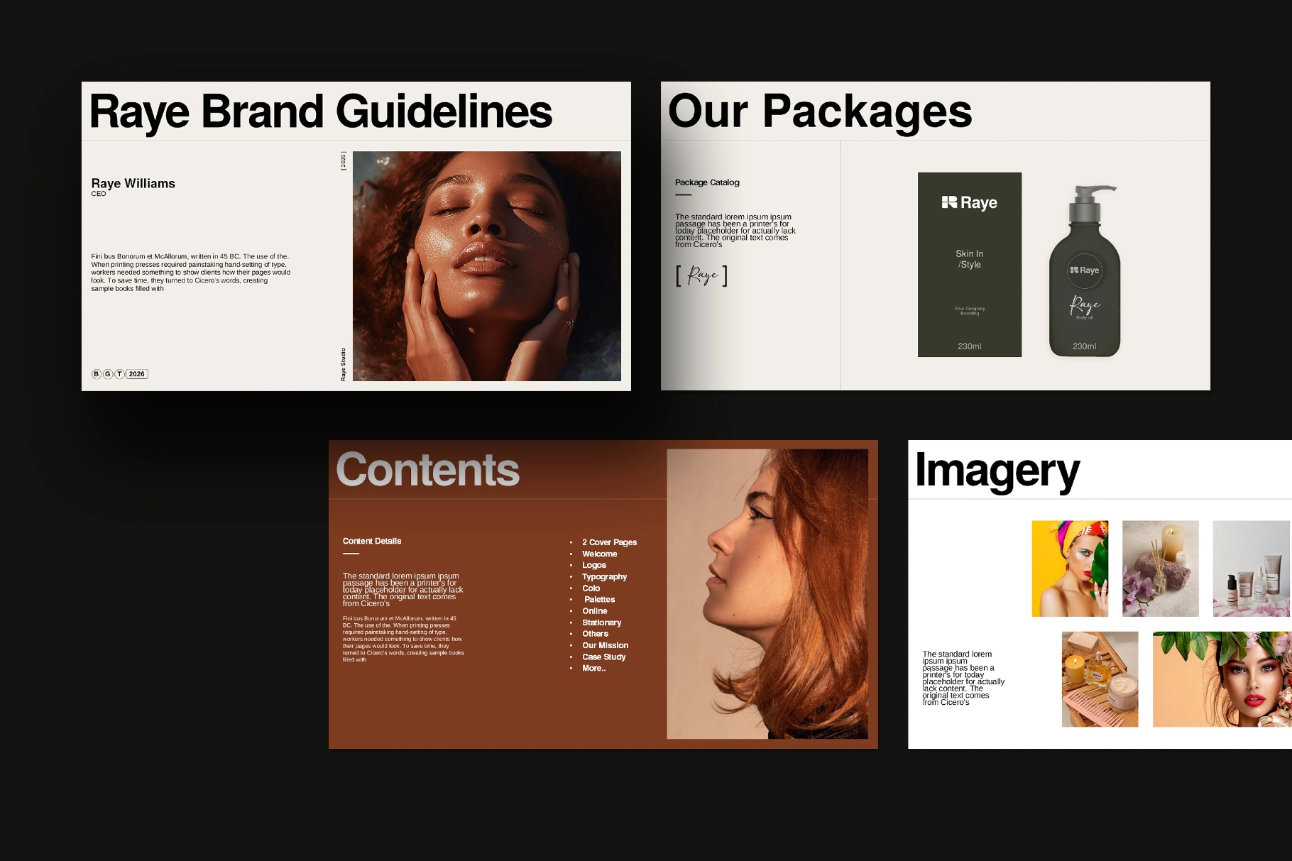 Raye Brand Guidelines Presentation Template