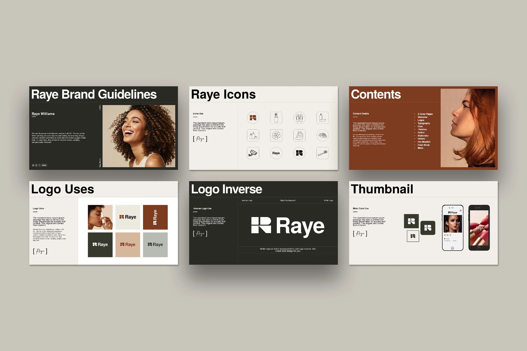 Raye Brand Guidelines Presentation Template