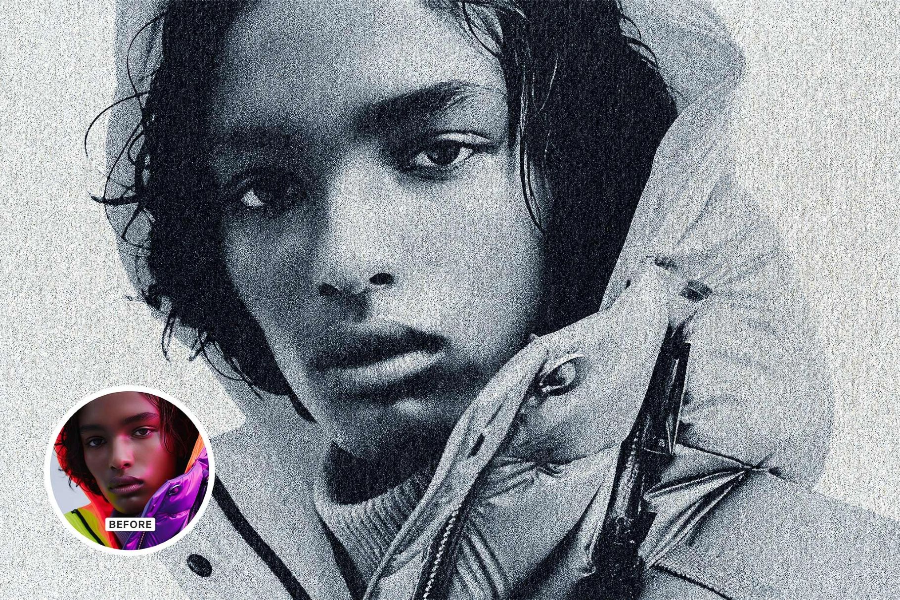 Ink Imprint Photo Effect