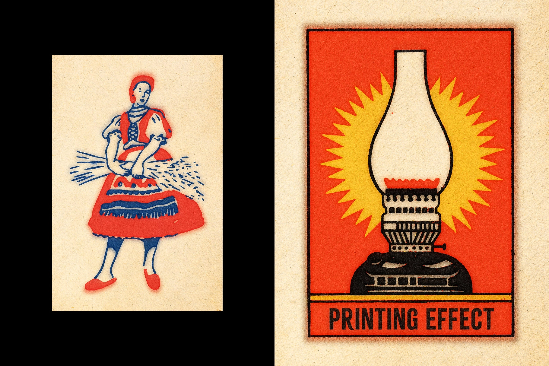 Vintage Print Effect