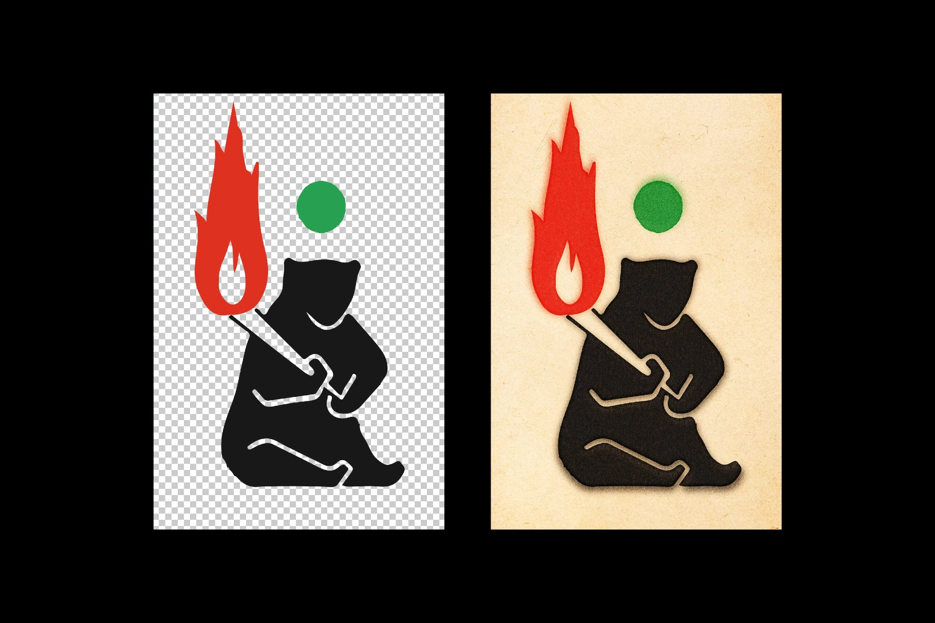 Vintage Print Effect