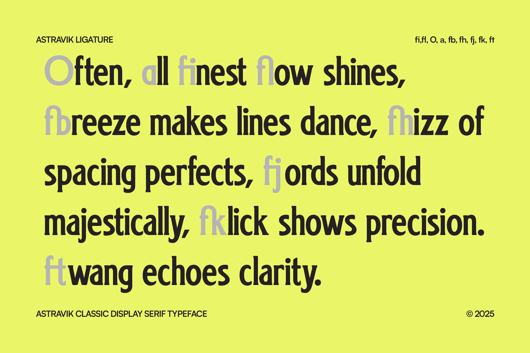 Astravik - Classic Display Serif