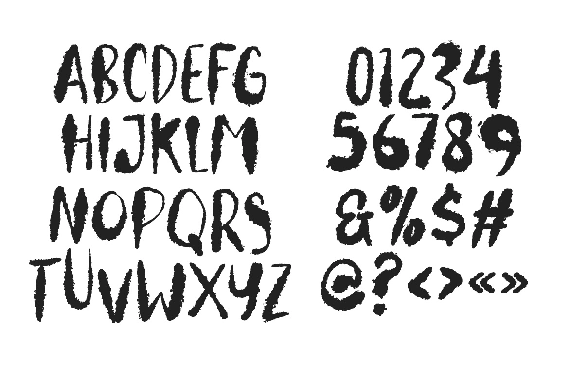 Kobul - Grunge Brush Display Font