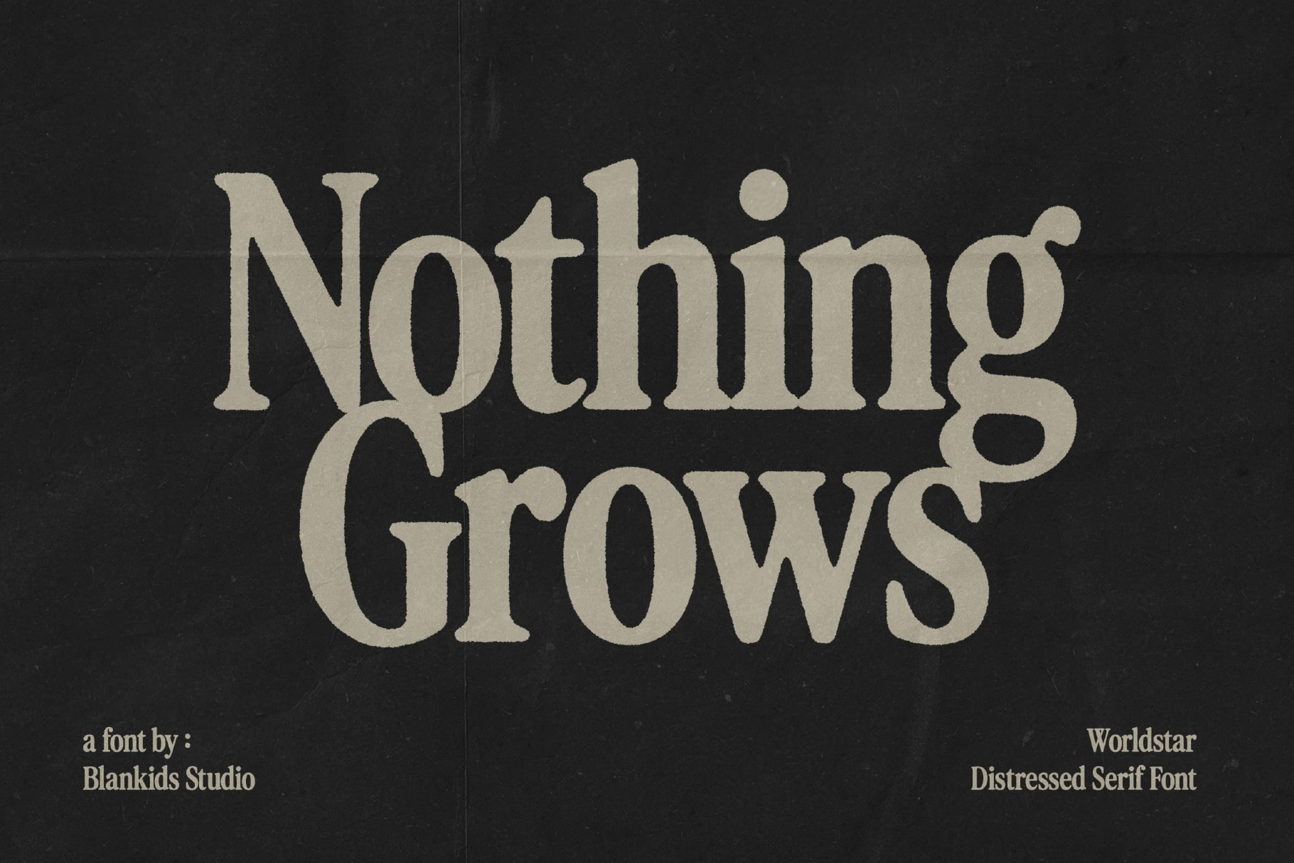 Worldstar – Vintage Distressed Serif Font