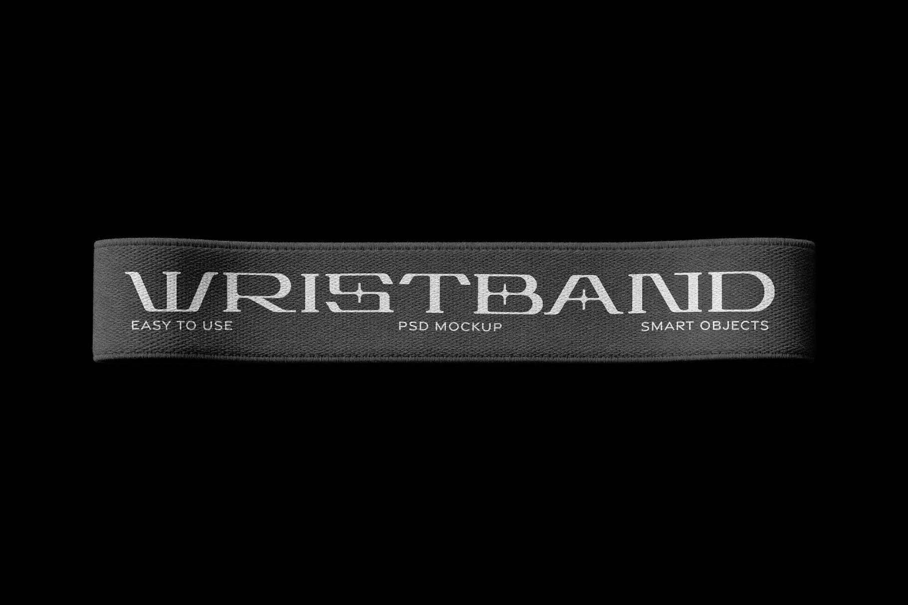 Fabric Wristband Mockup