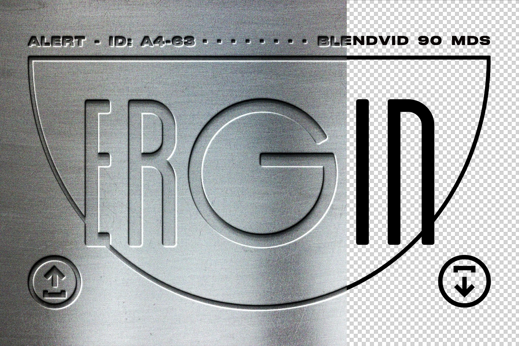 Silver Plate Text Effect