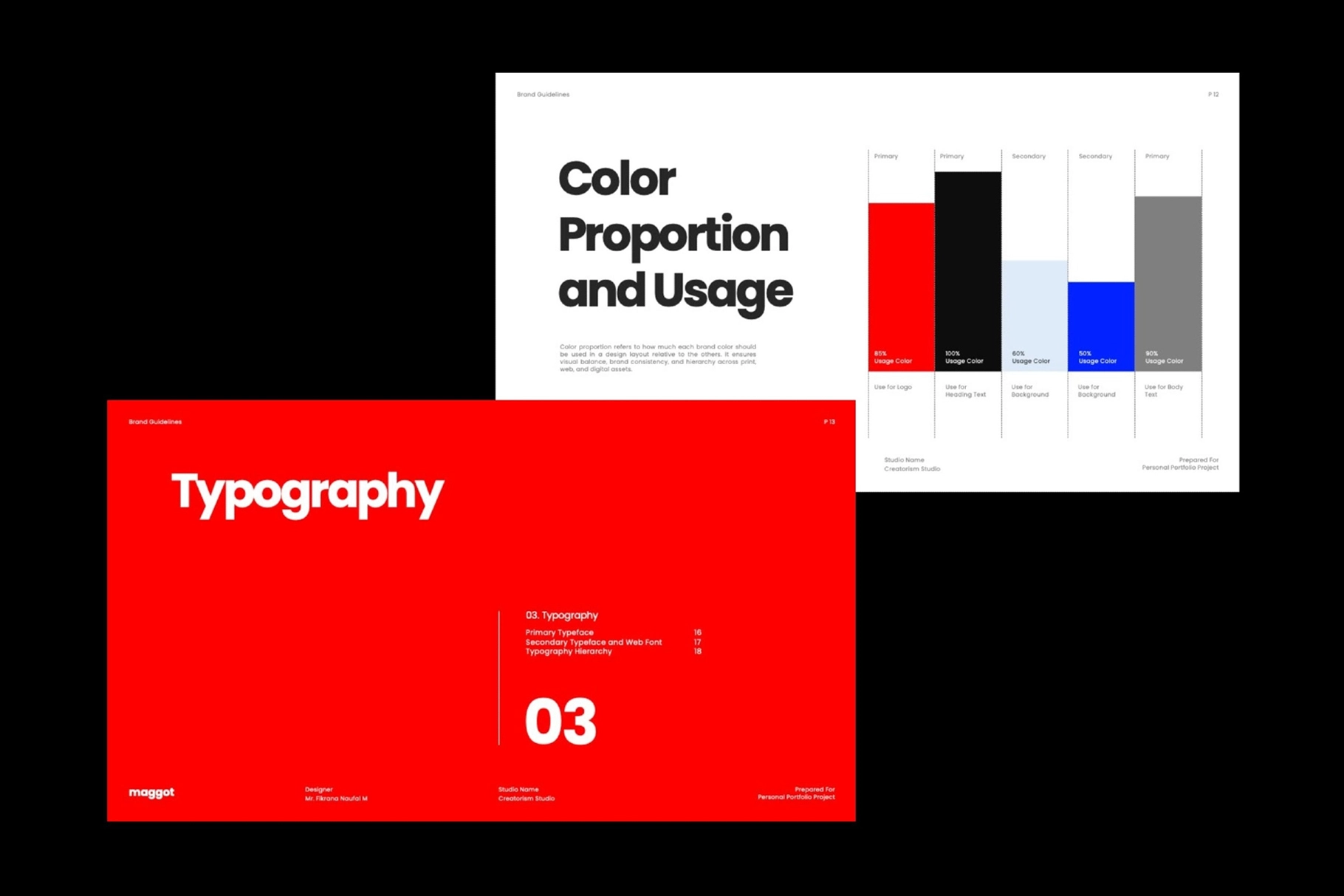 Brand Book Google Slides Template