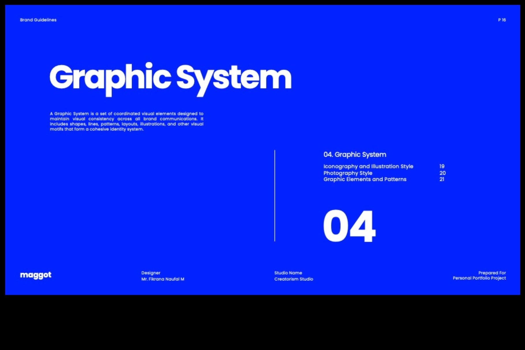 Brand Book Google Slides Template