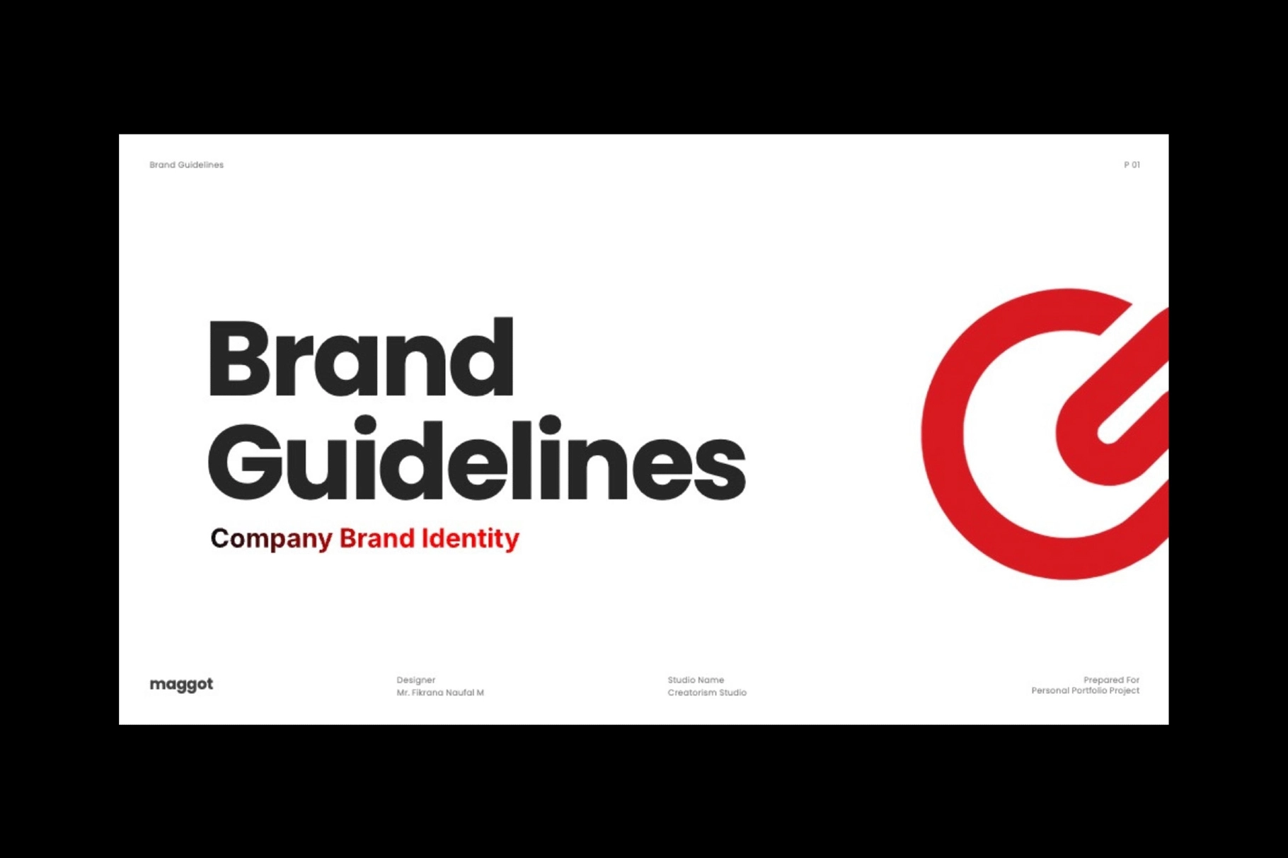 Modern Brand Guidelines PowerPoint Template