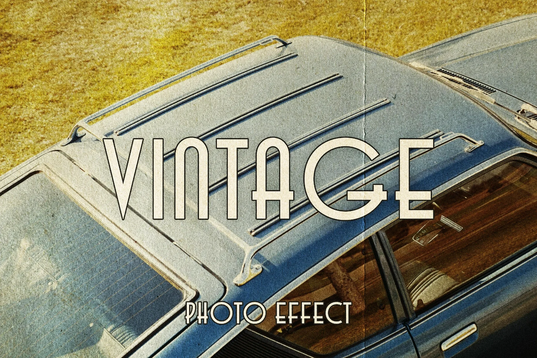 Vintage Paper Print Photo Effect