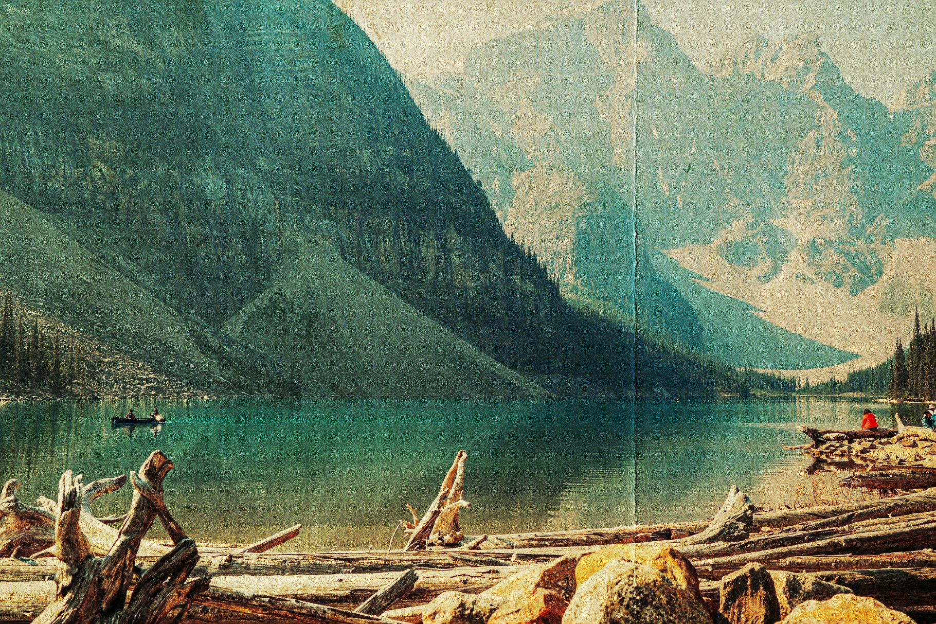 Vintage Paper Print Photo Effect