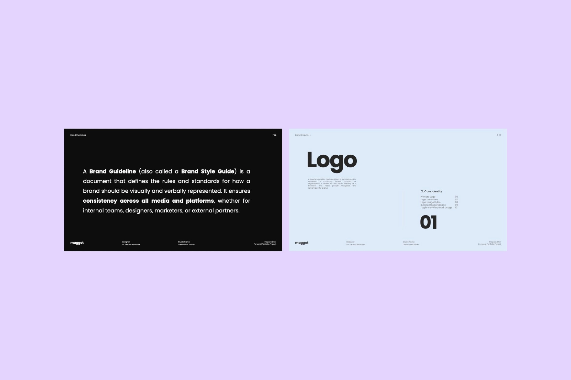 Branding Guidelines Keynote Presentation