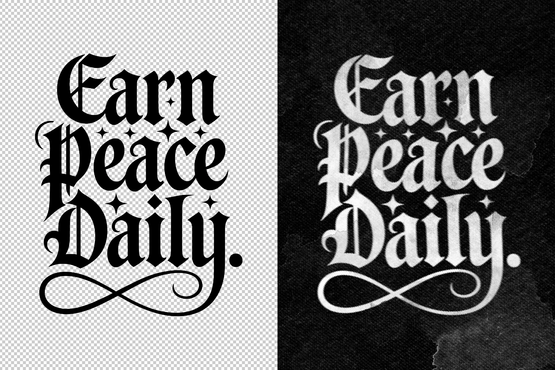 Gothic Ink Bleeds Effect