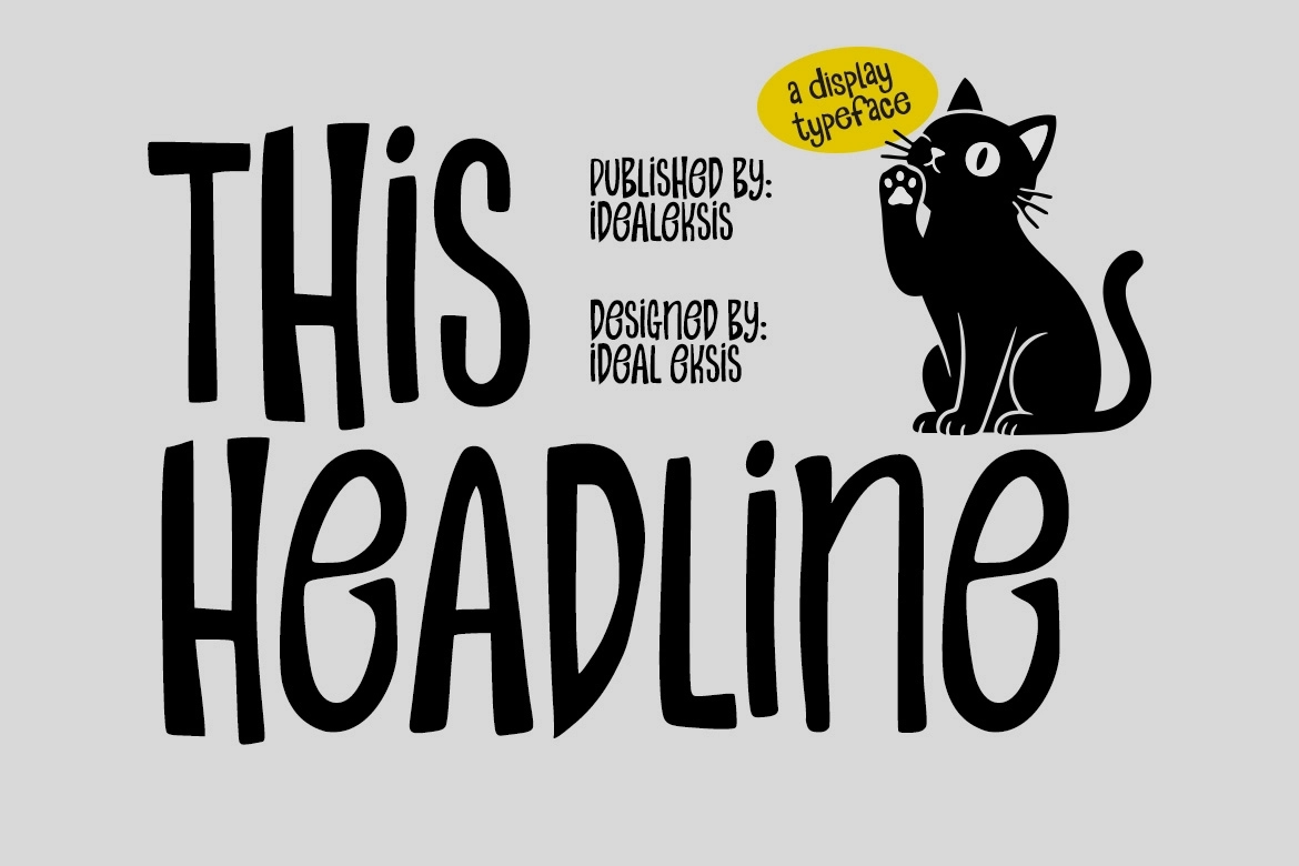 This Headline - Playful Handwritten Display Font