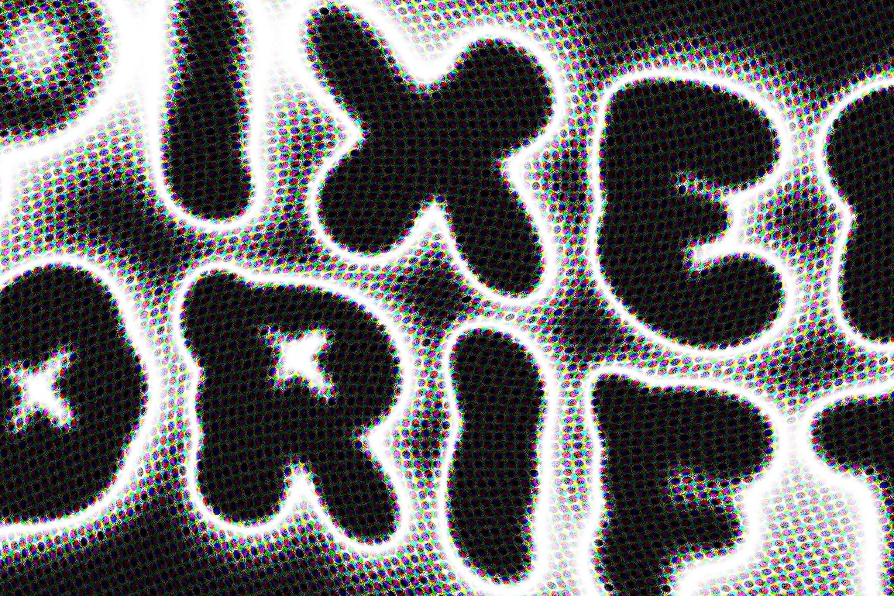 Halftone Light Text Effect
