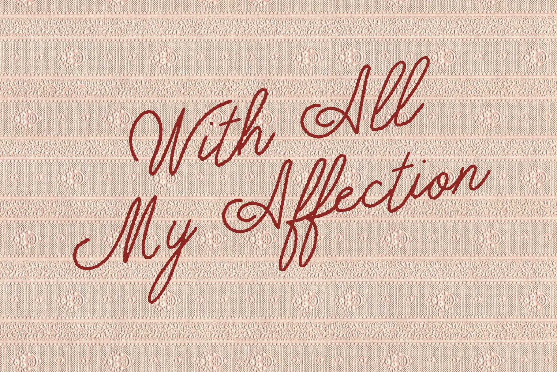 Enlace Romance: Delicate Script Font