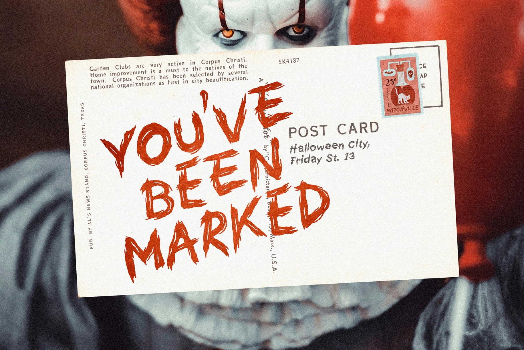 True Crime: Rough Messy Horror Font