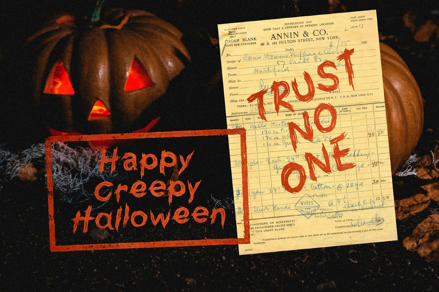 True Crime: Rough Messy Horror Font