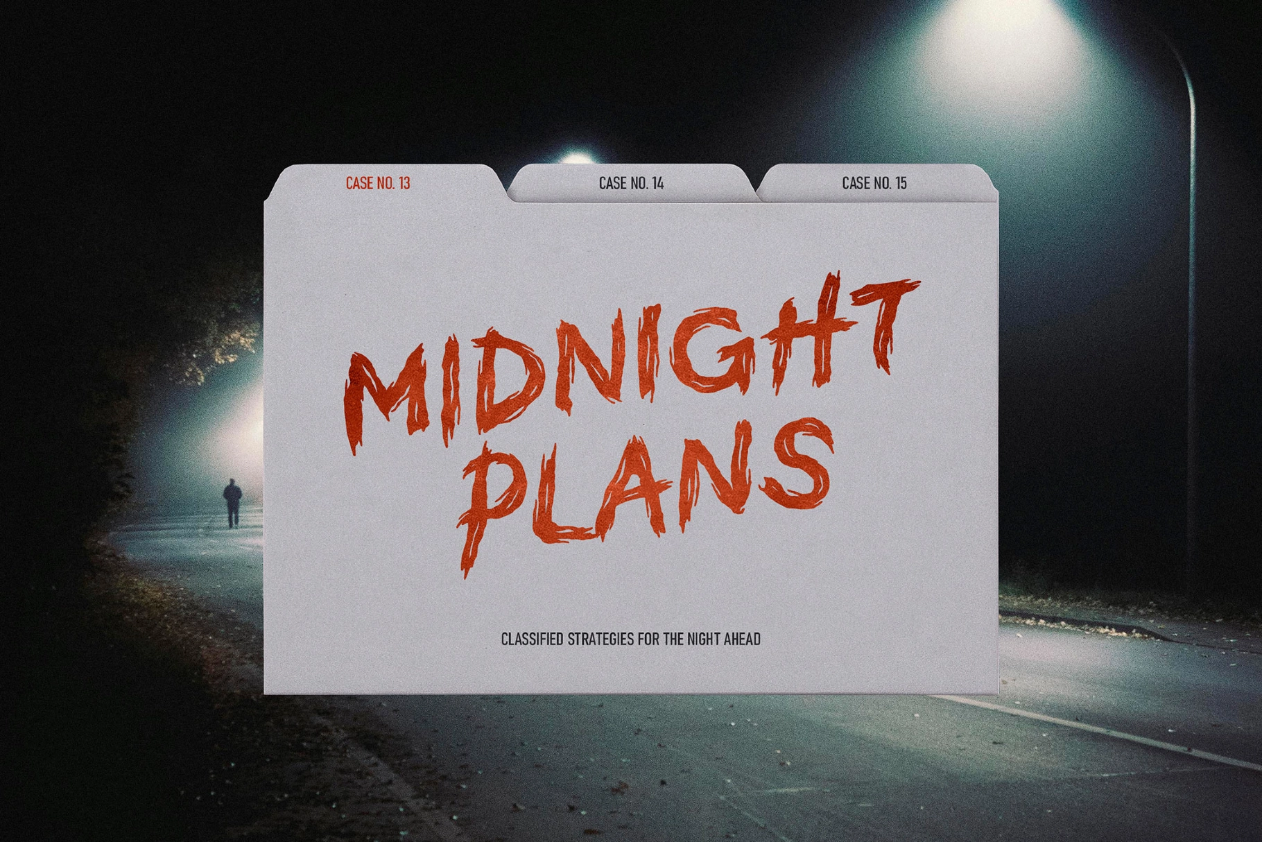 True Crime: Rough Messy Horror Font