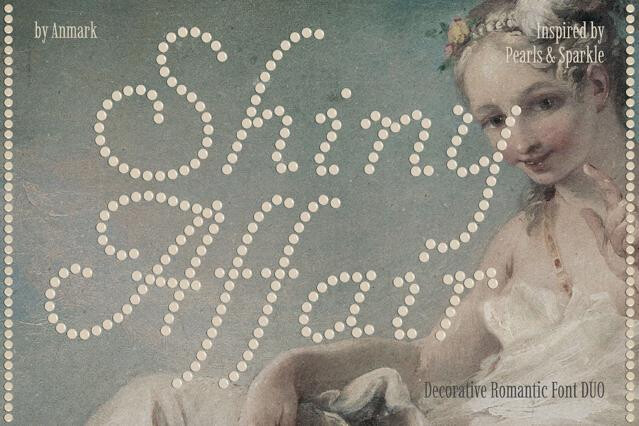 Shiny Affair — Romantic Dots Font
