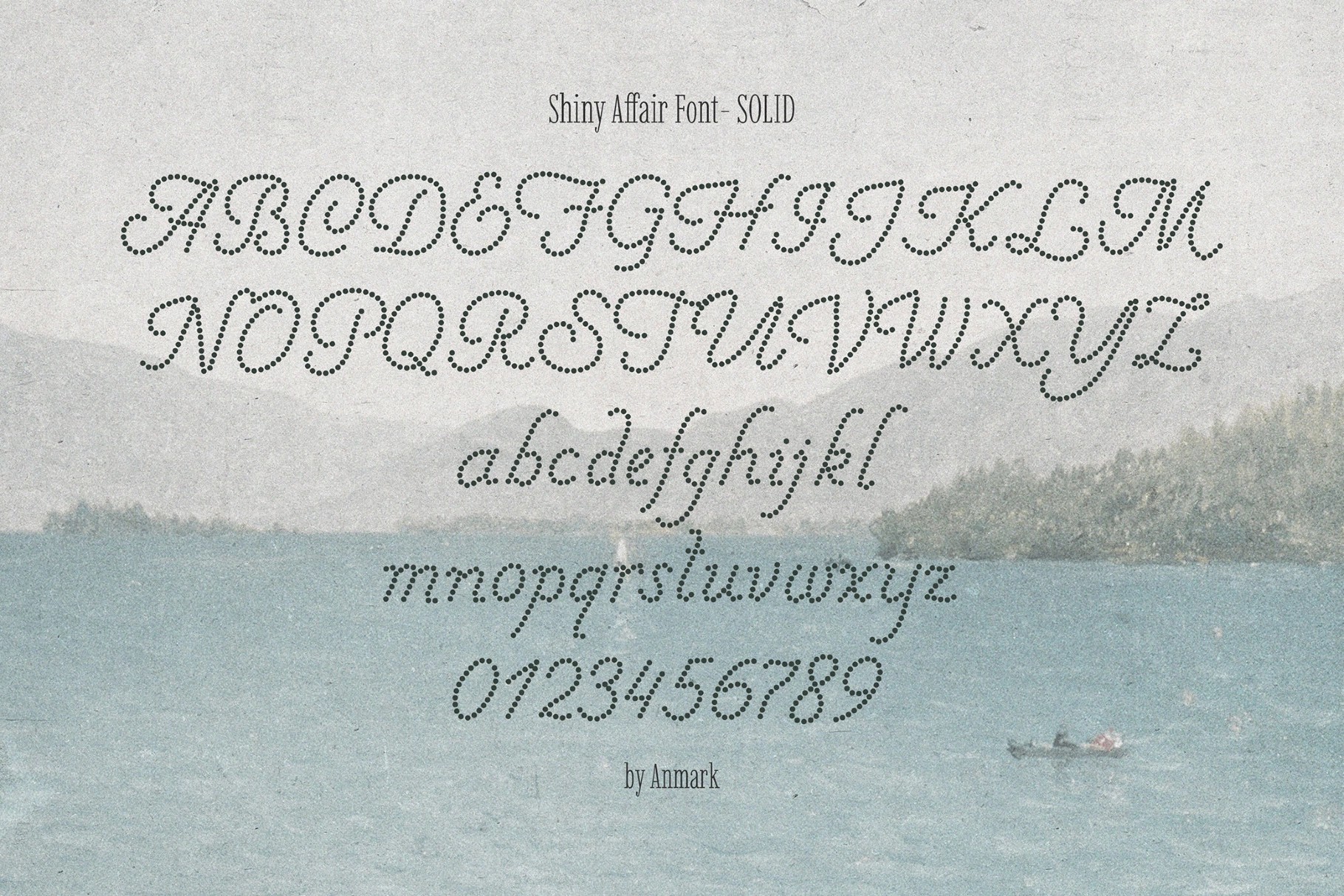 Shiny Affair — Romantic Dots Font