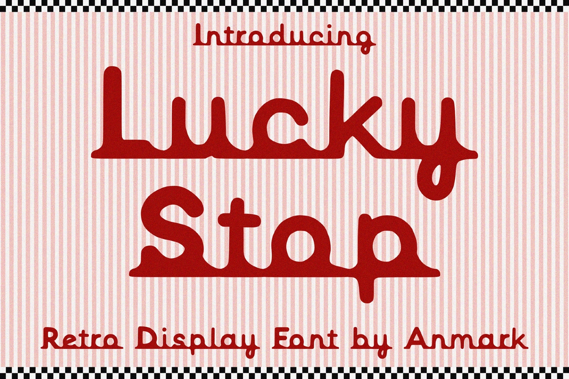 Lucky Stop — Display Retro-Vibe Font