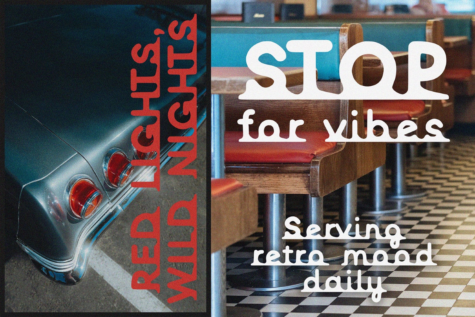 Lucky Stop — Display Retro-Vibe Font