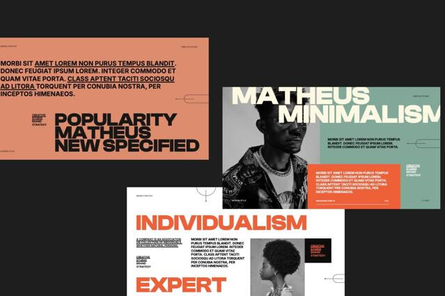 Modern Brand Strategy Canva Template - Matheus