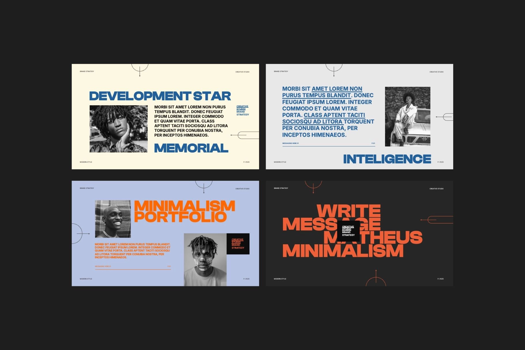 Modern Brand Strategy Canva Template - Matheus