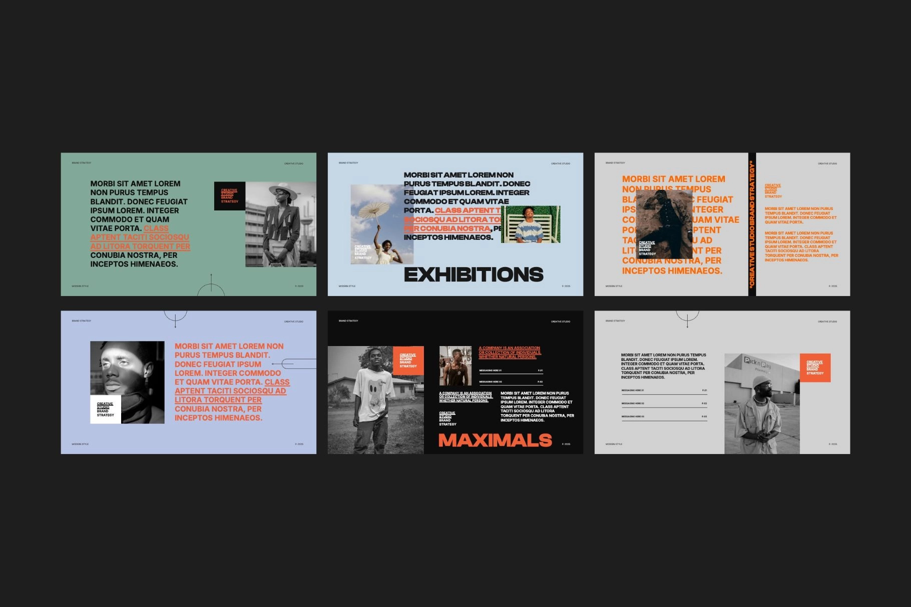 Modern Brand Strategy Canva Template - Matheus