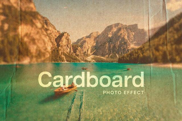 Cardboard Photo Effect