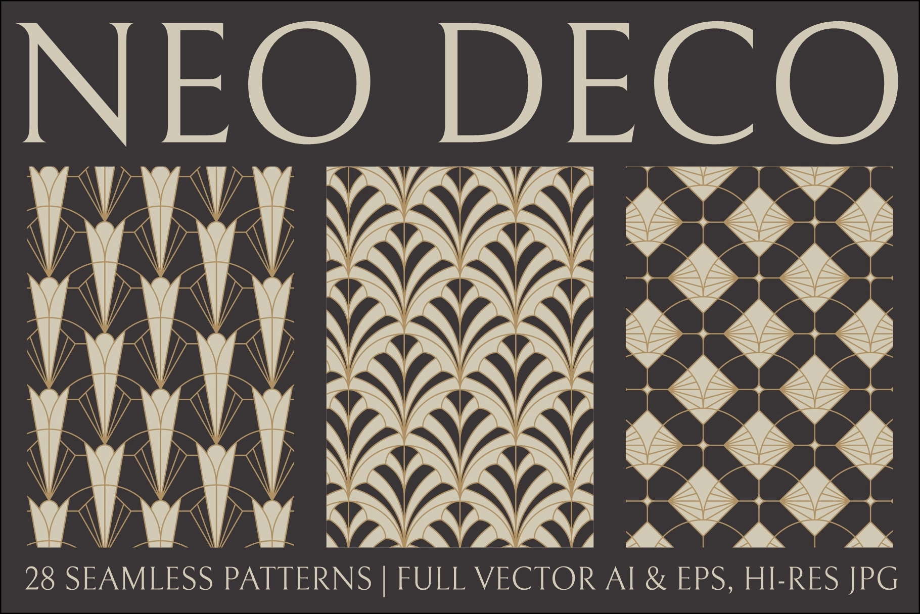 Elegant Neo Deco Pattern Bundle