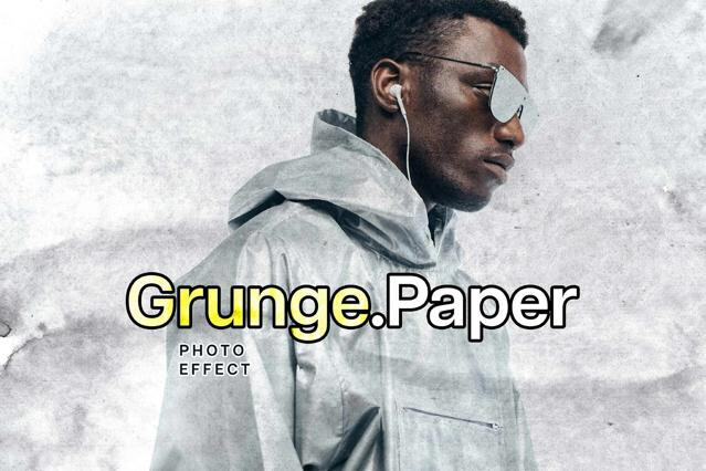 Grunge Paper Photo Effect