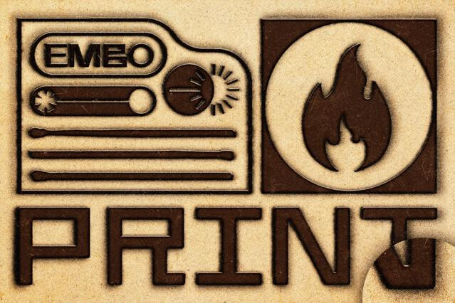 Matcbox Print Emboss Text Effect