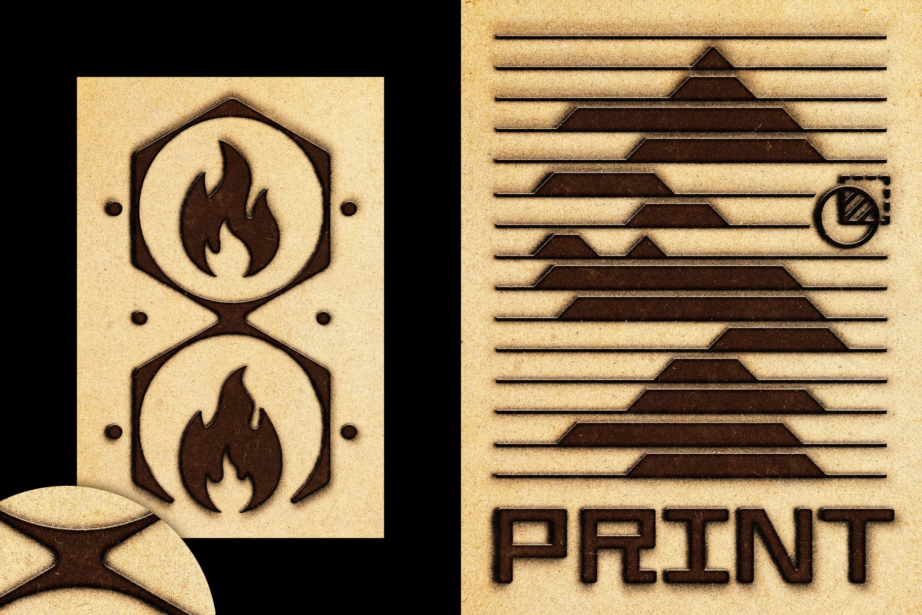 Matcbox Print Emboss Text Effect