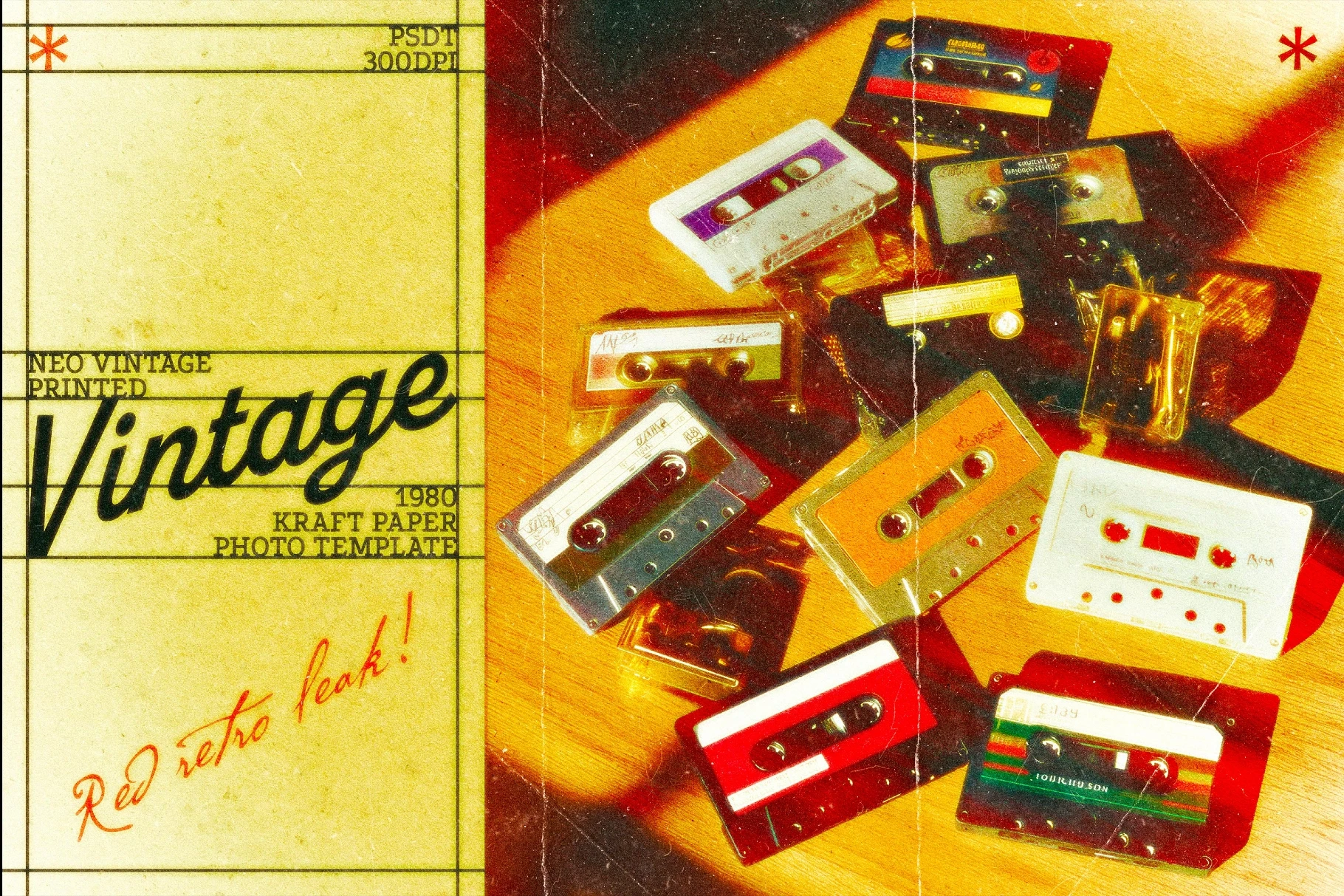 Neo Vintage Paper Print Effect