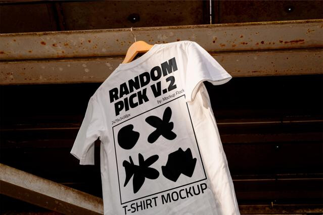 Hanging T-Shirt Mockup RP.V2