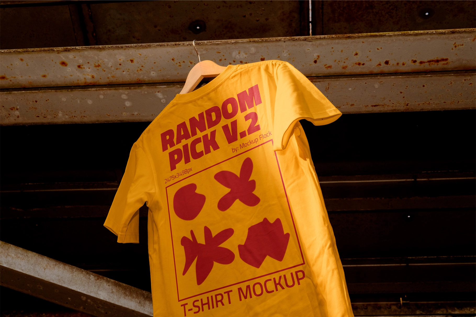Hanging T-Shirt Mockup RP.V2