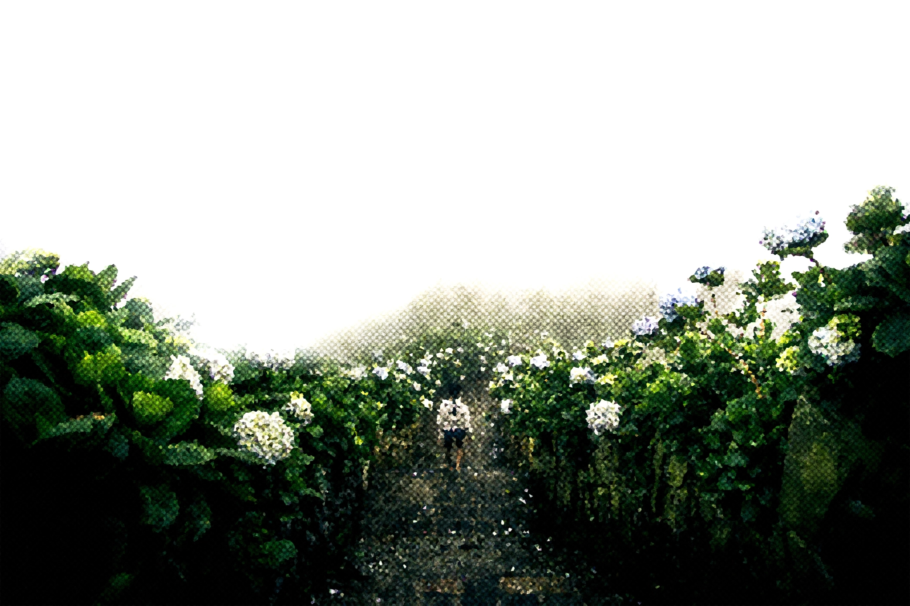 Mosaic Halftone Photo Effect