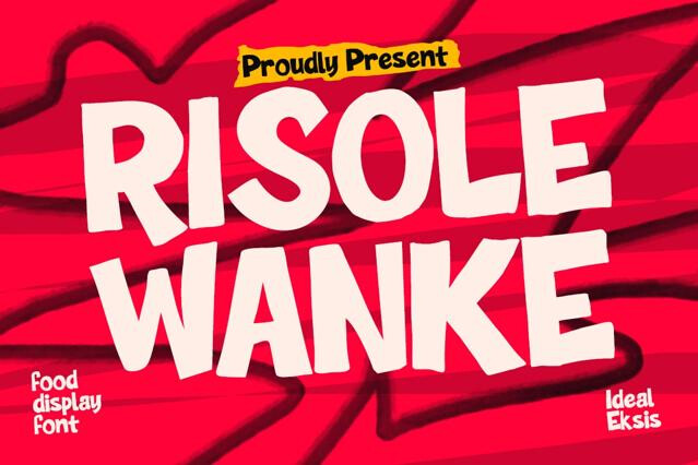 Risole Wanke - Playful Display Font