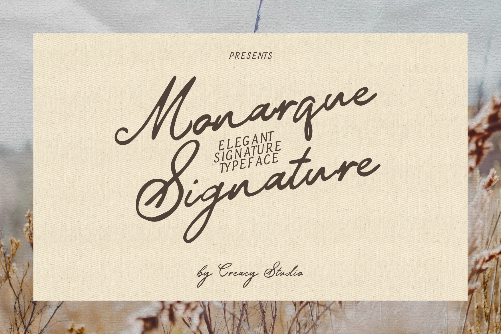 Monarque Signature - Elegant Script Font